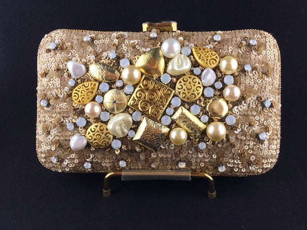 Fancy Sequence and beaded clutch