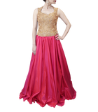 PINK AND GOLD GOWN