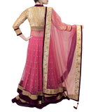 GOLD AND PINK LACHA STYLE